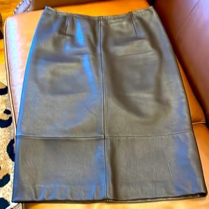 Eddie Bauer, Genuine leather dark brown skirt